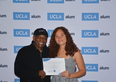 scholarship winner of Esogbue scholarship poses with Esogbue