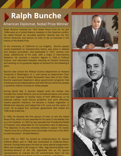 2022 Black History Month - Ralph Bunche