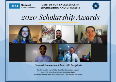 2020 Samueli Foundation Scholarship Recipients