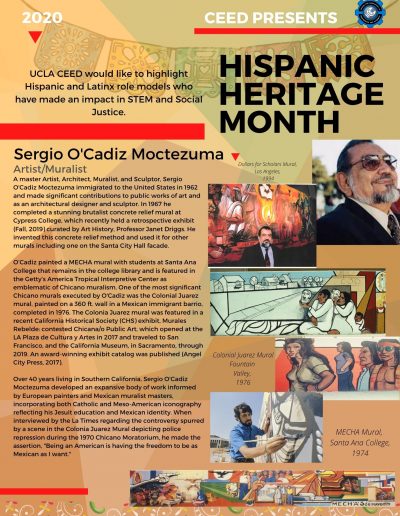 Sergio O'Cadiz Hispanic Heritage Month Highlight Flyer